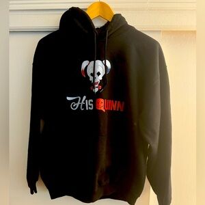Large Black His Quinn Hoodie Sweater